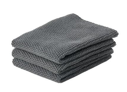 Karklud 3 stk. Anthracite - 6 sæt