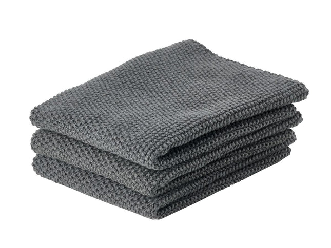 Karklud 3 stk. Anthracite - 6 sæt