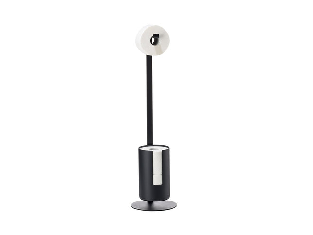 Fritstående toiletrulleholder Rim Black - 2 stk