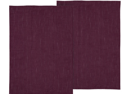 Viskestykke 50x70 Line 2 stk Purple - 6 sæt