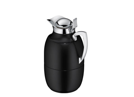 Termokande Juwel 1 liter Blank sort Rustfrit stål