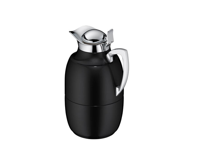 Termokande Juwel 1 liter Blank sort Rustfrit stål