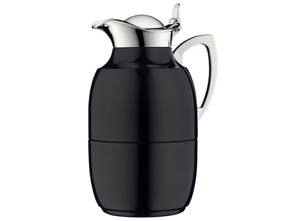 Termokande Juwel 1 liter Blank sort Rustfrit stål
