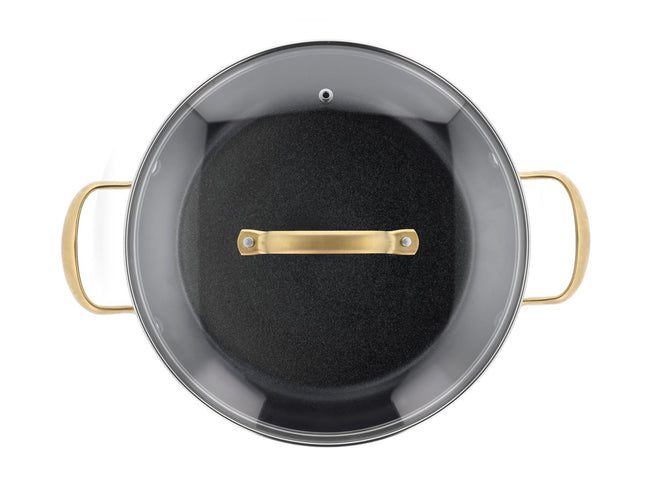 Sautergryde keramisk non-stick Brasserie 2,6 liter Sort - 4 stk