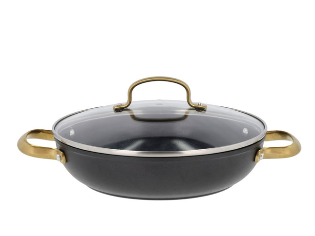 Sautergryde keramisk non-stick Brasserie 2,6 liter Sort - 4 stk