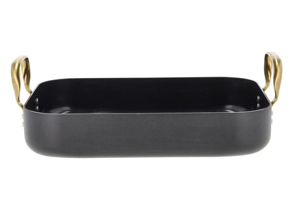 Bradepande keramisk non-stick Brasserie 34 x 26 x 8 cm Sort - 2 stk