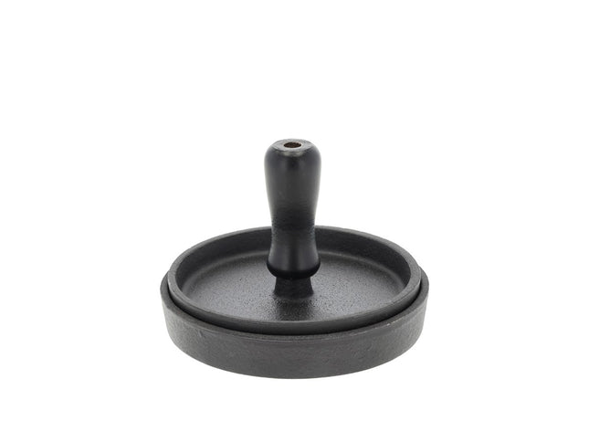Burgerpresser 12 cm Sort Støbejern - 6 stk