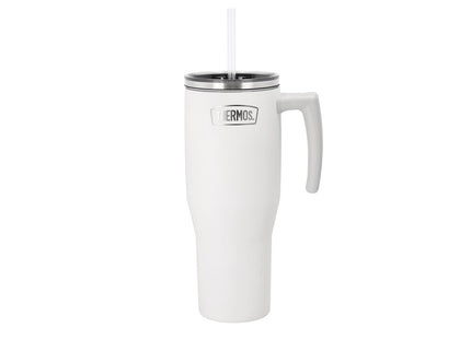 Termokrus m. hank 1,1 liter Mat hvid - 6 stk