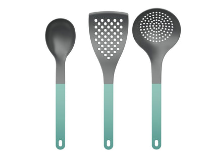 Køkkenredskabssæt B Optima 3 dele Nordic green Nylon - 4 sæt