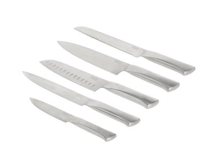 Knivsæt Precision 5 dele Rustfrit stål - 6 sæt