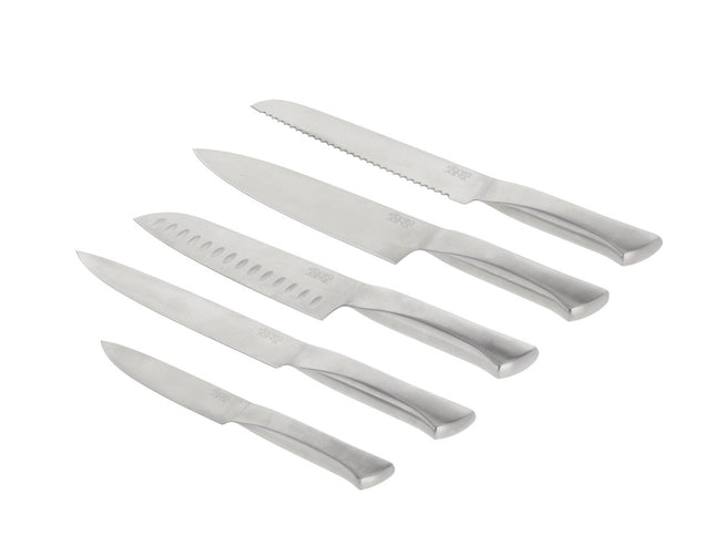 Knivsæt Precision 5 dele Rustfrit stål - 6 sæt