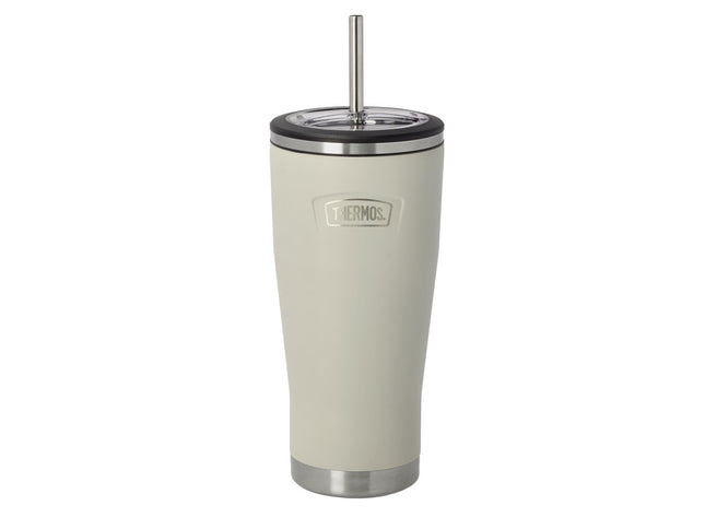Termokrus med sugerør 0,7 liter Sand - 4 stk