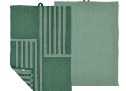 Viskestykke 50x70 Reflection 2 stk. Pine green - 6 sæt