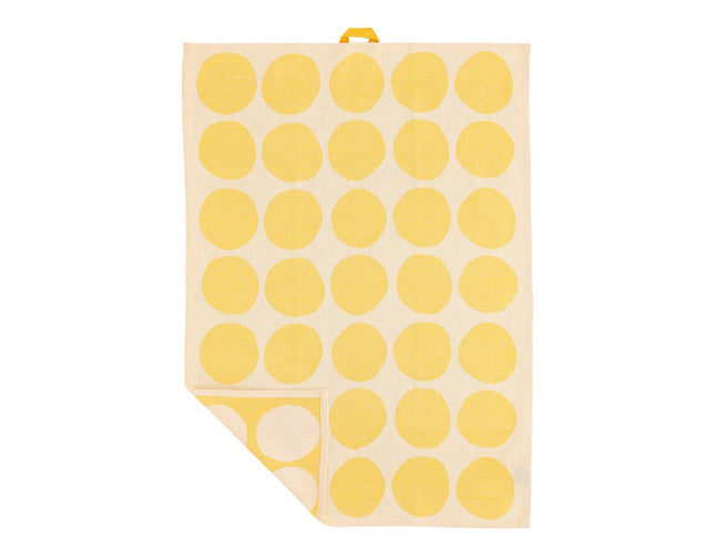 Viskestykke 50x70 Bubbles 2 stk. Yellow - 6 sæt