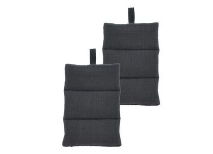 Grydelapper 15x23 Harmony 2 stk. Ash - 6 sæt