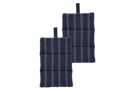Grydelapper 15x23 Harmony 2 stk. Navy blue - 6 sæt