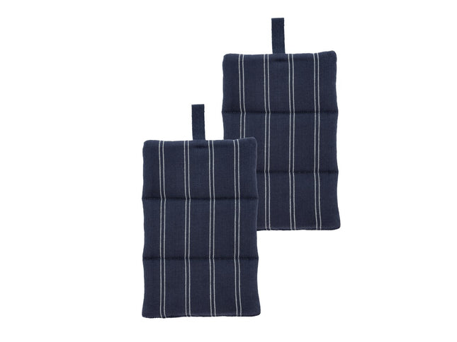 Grydelapper 15x23 Harmony 2 stk. Navy blue - 6 sæt