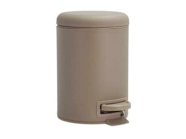 Pedalspand Mono 3L Taupe - 4 stk