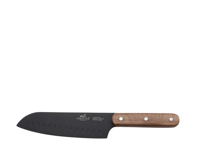 Knivsæt Phenix Walnut 2 dele Sort/valnøddetræ - 4 stk