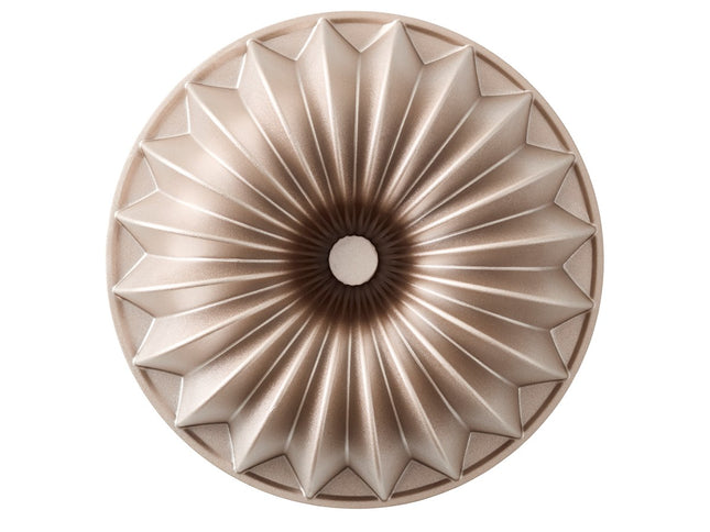 Bundt-kageform Slice 24 x 10 cm Rose gold - 12 stk