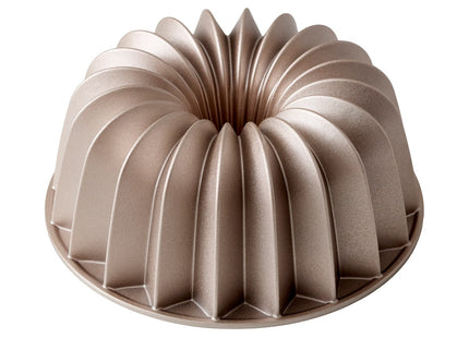 Bundt-kageform Slice 24 x 10 cm Rose gold - 12 stk