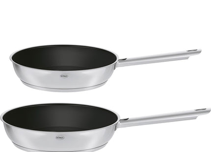 Stegepandesæt PureElements 20+28 cm Stål/Sort - 4 stk