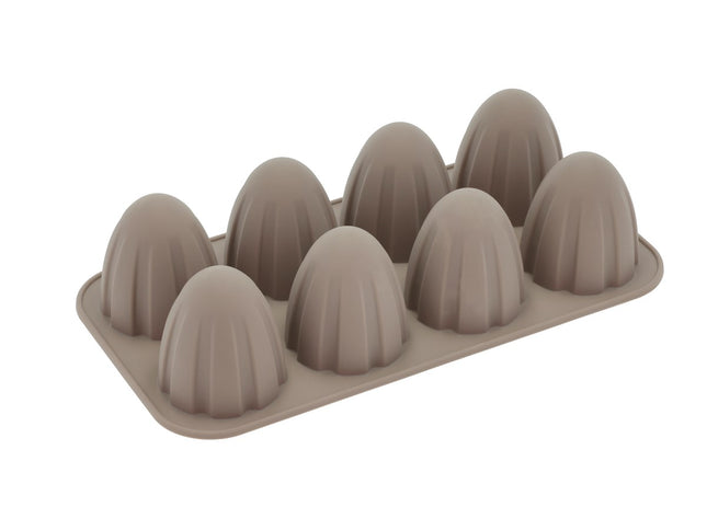Flødebolleform Kuppel Latte Silikone - 6 stk