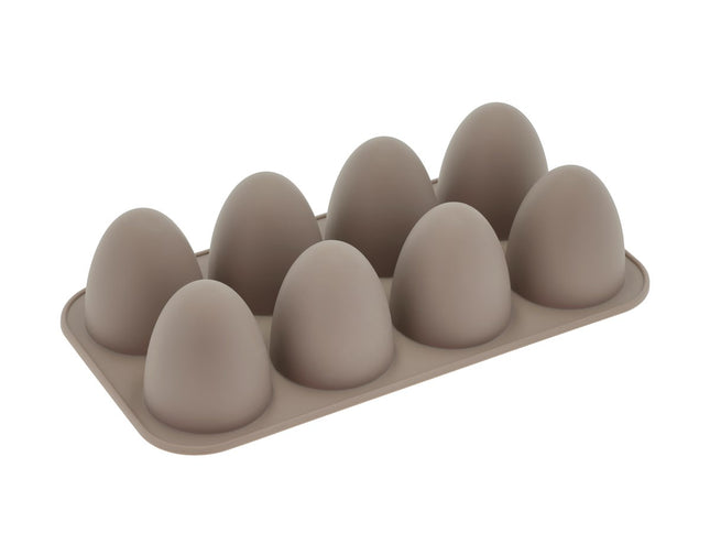 Flødebolleform Classic Latte Silikone - 6 stk