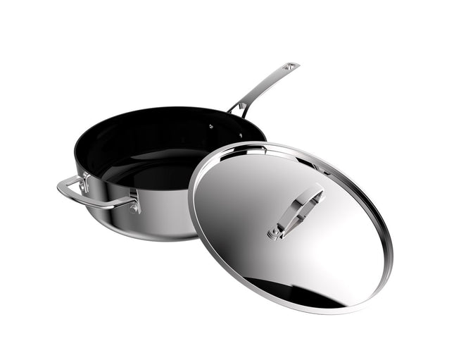 Sauterpande keramisk non-stick Divette 26 cm Rustfrit stål - 4 stk