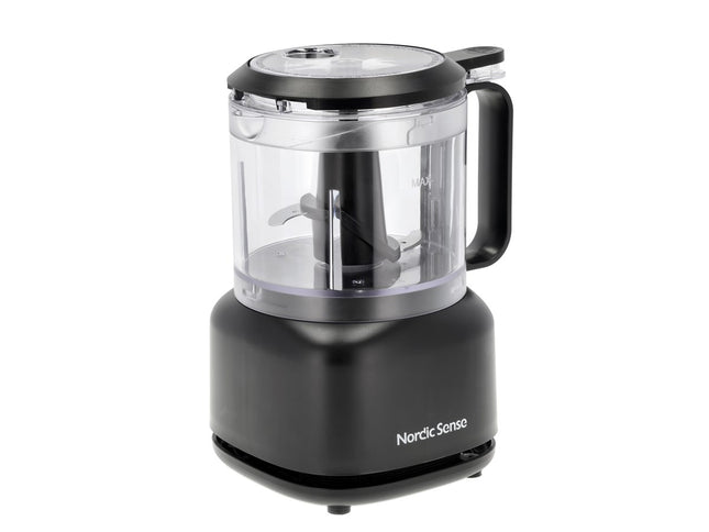 Minihakker 250 watt 0,5 liter Mat sort - 4 stk