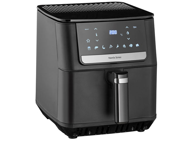 Airfryer 1800 watt 6,5 liter Sort
