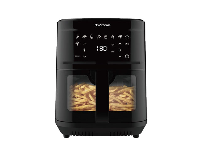 Airfryer 2000 watt 9 liter Sort