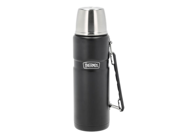Termoflaske Stainless King 1,2 liter Sort Rustfrit stål - 4 stk