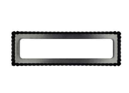 Tærteform rektangulær 35 x 11 x 2,6 cm Dark Grey - 6 stk
