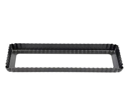 Tærteform rektangulær 35 x 11 x 2,6 cm Dark Grey - 6 stk