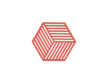 Bordskåner Hexagon Burned Red - 12 stk