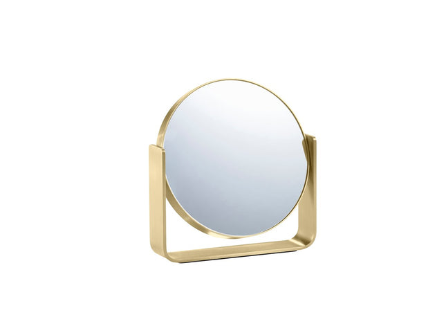 Bordspejl m. 5 x forstørrelse Ume Brass finish - 4 stk