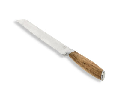 Brødkniv 33 cm Rustfrit stål/Akacie - 6 stk