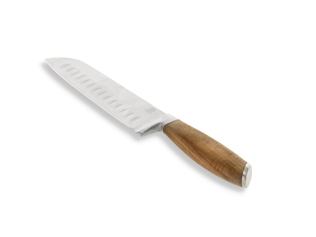 Santokukniv 31 cm Rustfrit stål/Akacie - 6 stk
