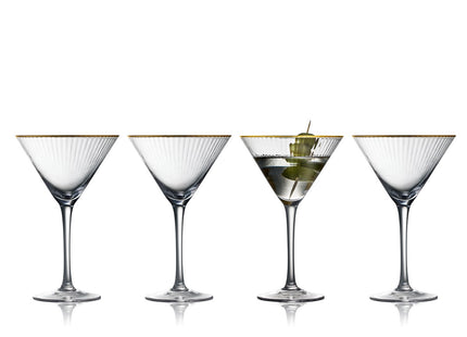 Martiniglas Palermo Gold 25 cl 4 stk. - 4 pakker