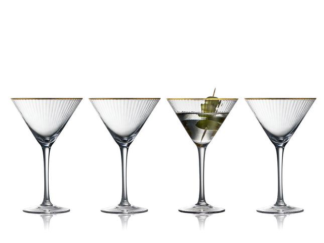 Martiniglas Palermo Gold 25 cl 4 stk. - 4 pakker