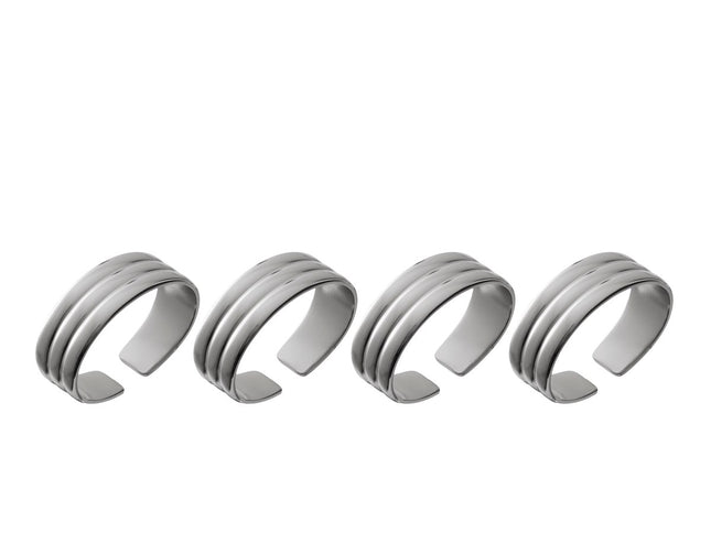 Servietring Thebe Edition 2024 4 stk. Blankt stål Recycled