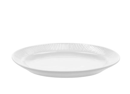 Serveringsfad Plissé 28 x 19 cm Hvid