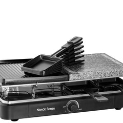 Raclette 8 pers. 1400 watt Sort - 2 stk