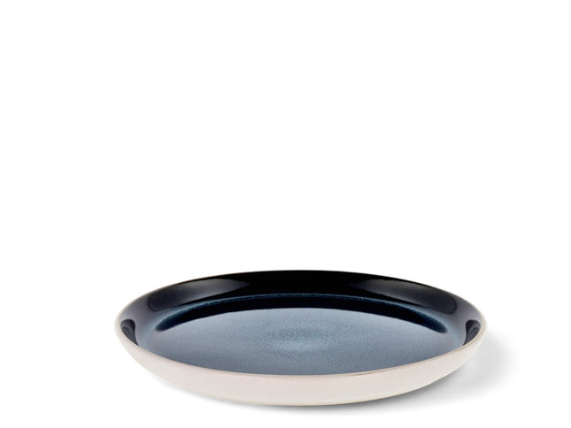 Tallerken Gastro 21 cm Hvid/Mørkeblå - 6 stk