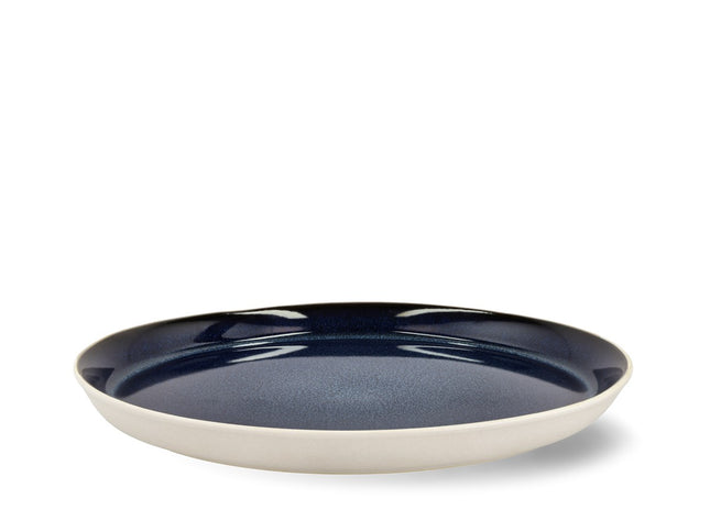 Tallerken Gastro 27 cm Hvid/Mørkeblå