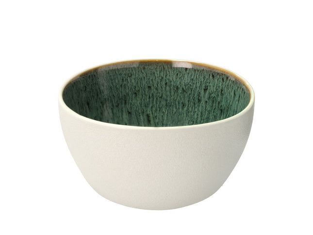 Skål Gastro 12 cm Hvid/Grøn - 4 stk