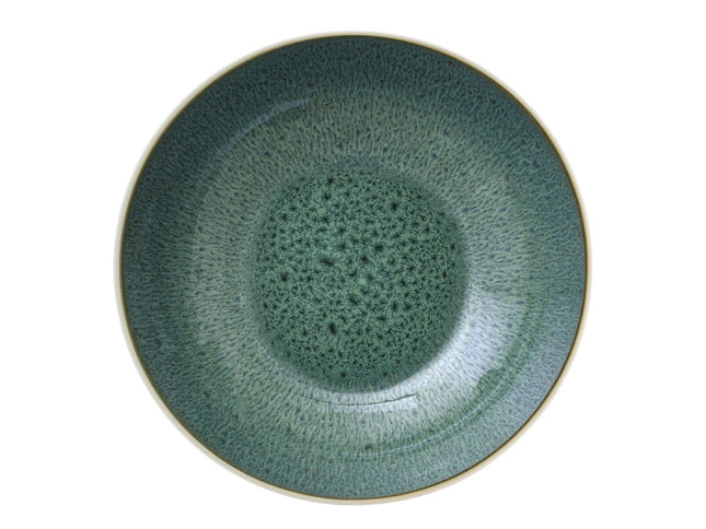 Pastaskål Gastro 20 cm Hvid/Grøn - 6 stk