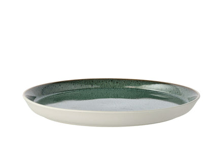 Tallerken Gastro 27 cm Hvid/Grøn - 6 stk