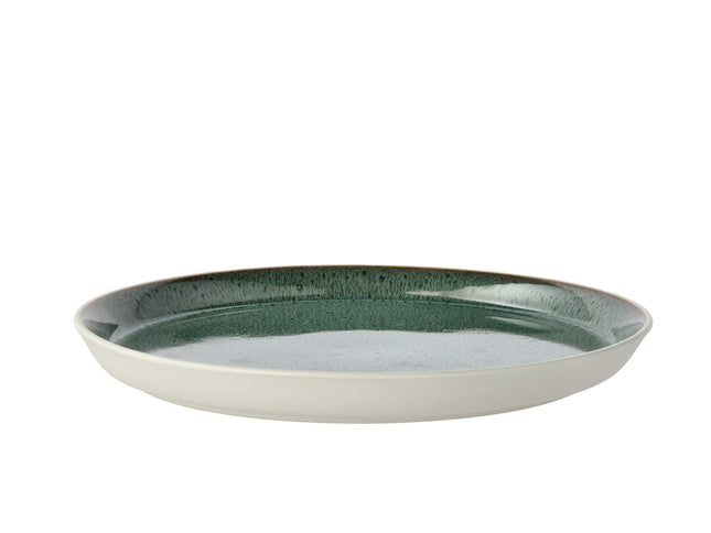 Tallerken Gastro 27 cm Hvid/Grøn - 6 stk